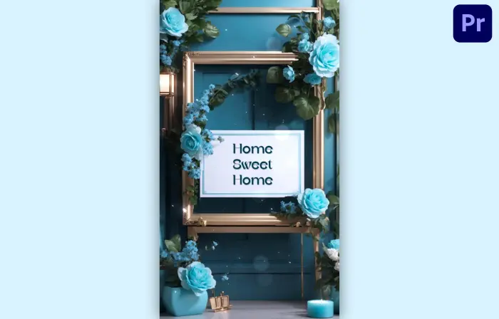 Floral Housewarming 3D Invite Insta Story